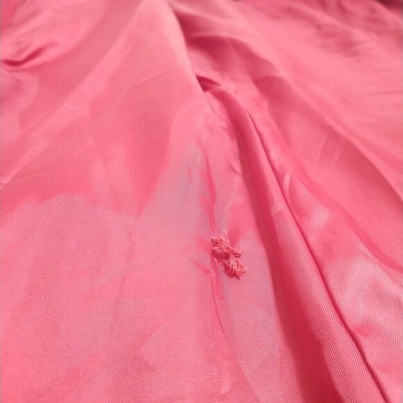 M60 MISS SIXTY Burgundy Pea Coat, 60% Wool / 30% Poly / 10% Rayon, Extra Small - Picture 14 of 16